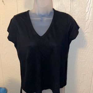Black v neck top